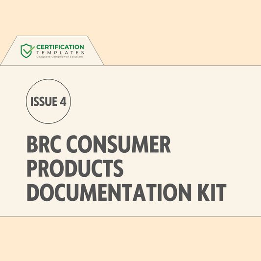 BRC Consumer Documentation Kit