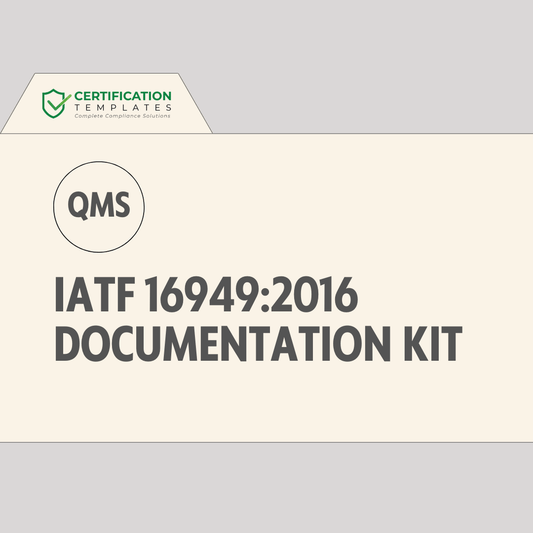 IATF 16949 Documentation Kit