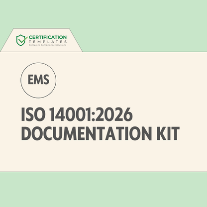 ISO 14001 Documentation Kit