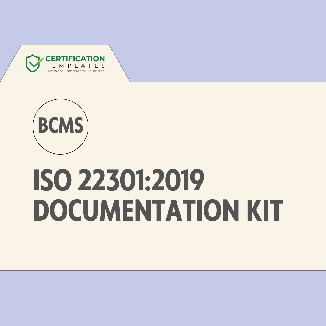 ISO 22301 Documentation Kit