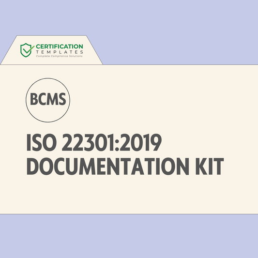 ISO 22301 Documentation Kit