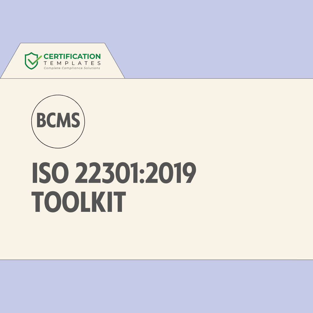 ISO 22301 Toolkit