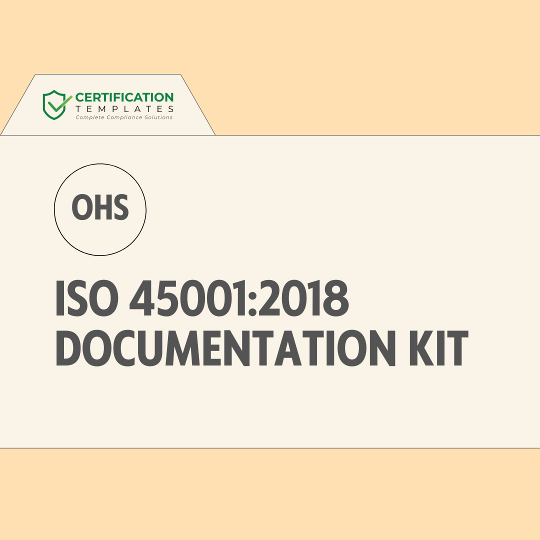 ISO 45001 Documentation Kit