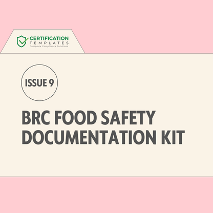 BRC Food Safety Documentation