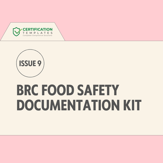 BRC Food Safety Documentation