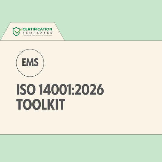 ISO 14001:2026 Toolkit