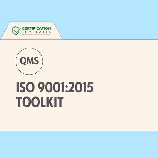 ISO 9001 Toolkit