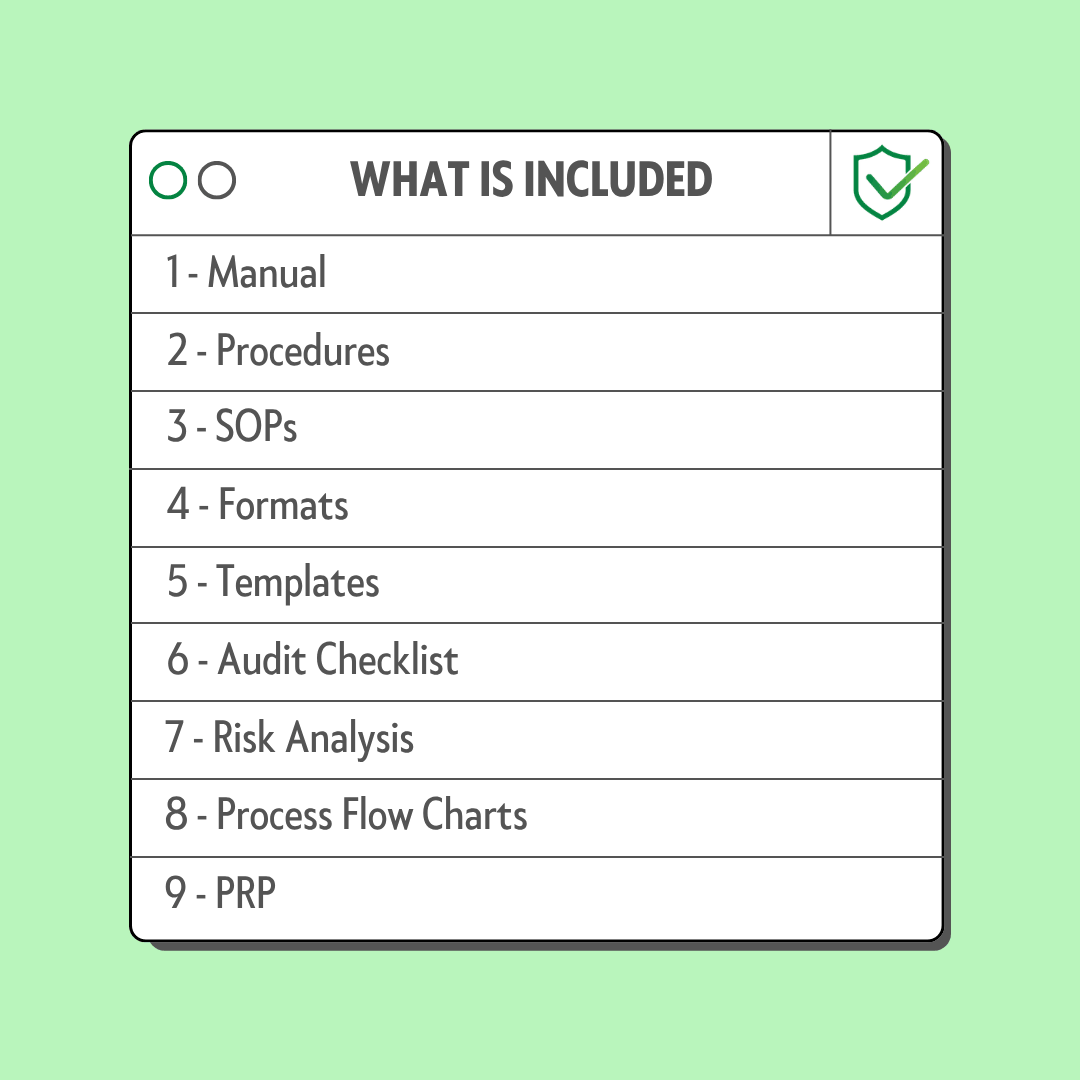 ISO 22000 Documents
