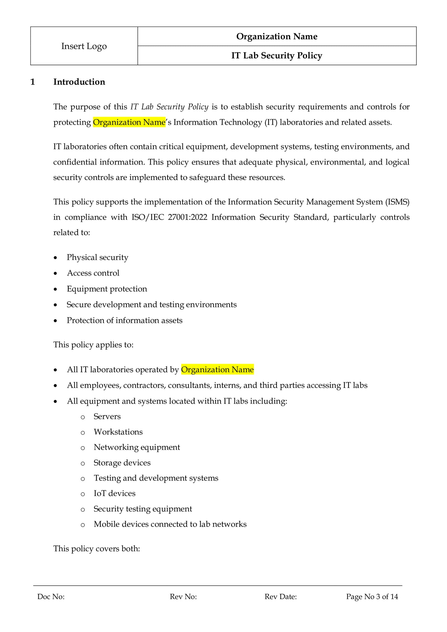 ISO 27001:2022 Toolkit