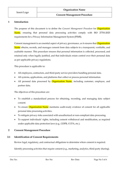 ISO 27701:2025 Toolkit